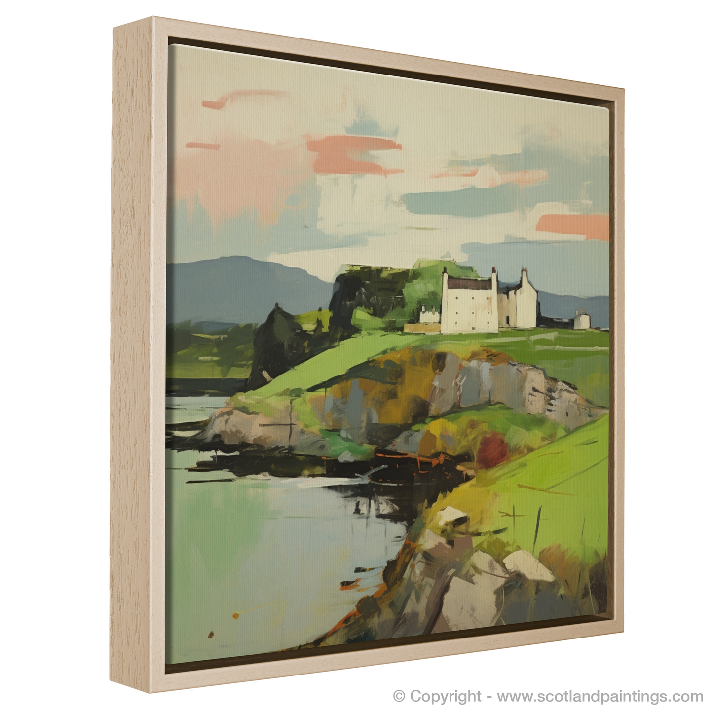 Painting and Art Print of Fort William entitled "Abstract Elegance of Fort William".