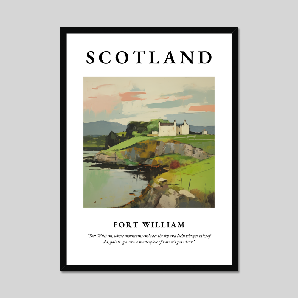 Poster of Fort William, Scotland.