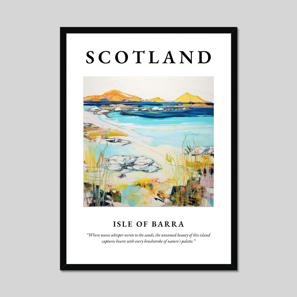 Poster of Isle of Barra, Scotland.