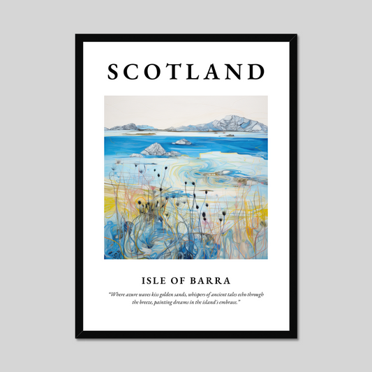 Poster of Isle of Barra, Scotland.