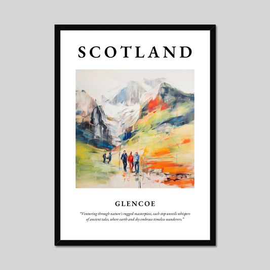 Poster of Glencoe, Scotland.