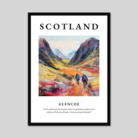 Poster of Glencoe, Scotland.