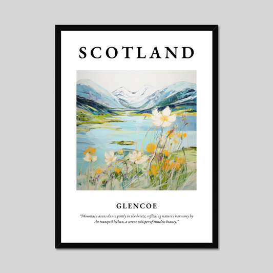 Poster of Glencoe, Scotland.