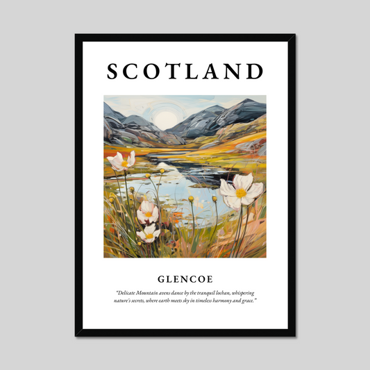 Poster of Glencoe, Scotland.