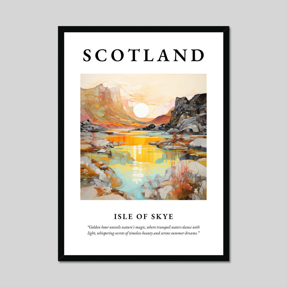 Poster of Isle of Skye, Scotland.