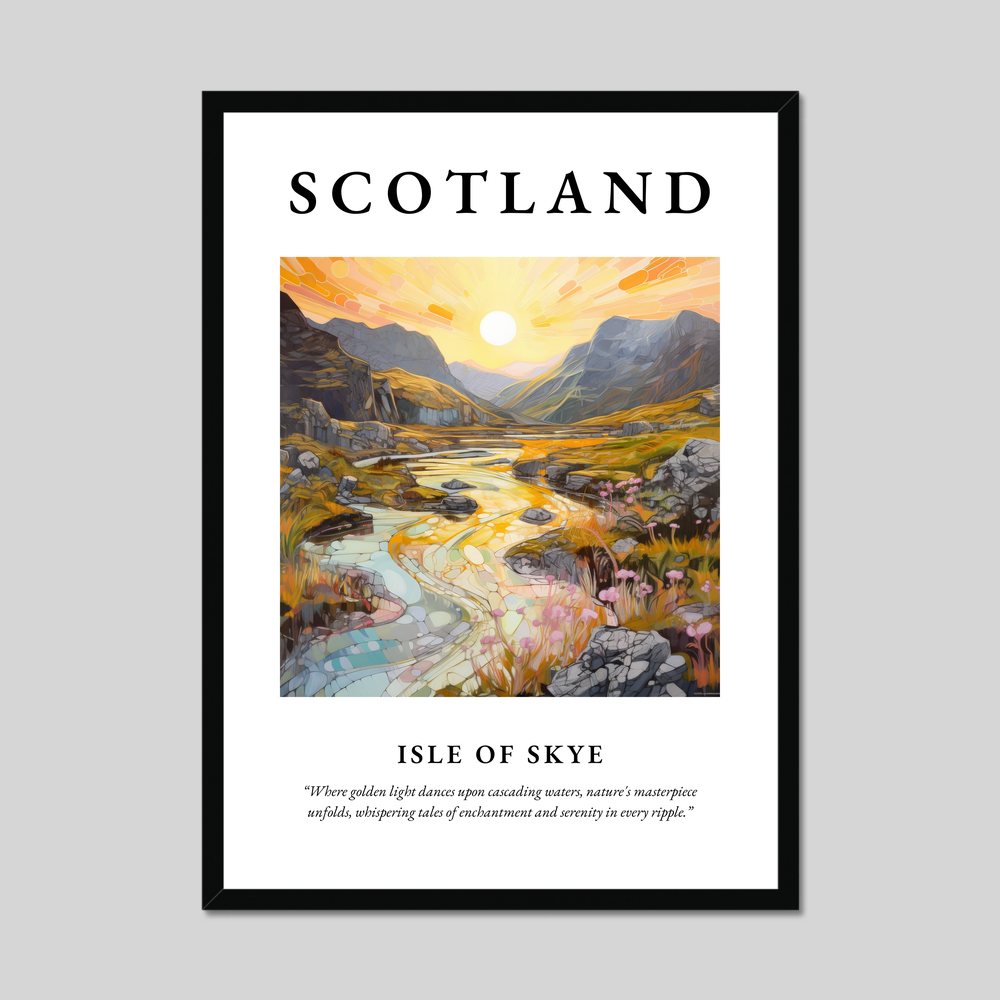 Poster of Isle of Skye, Scotland.