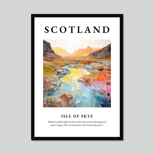 Poster of Isle of Skye, Scotland.