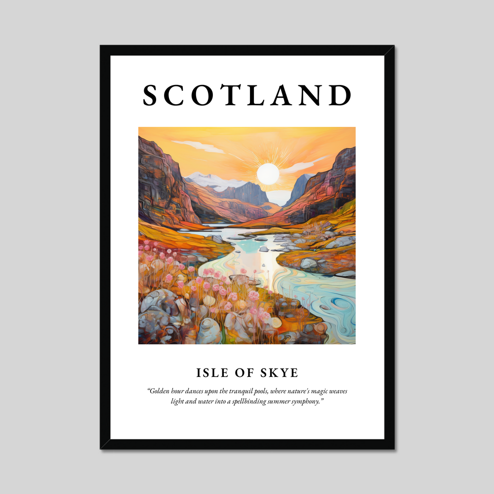 Poster of Isle of Skye, Scotland.