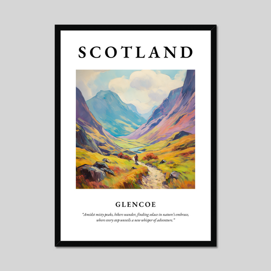 Poster of Glencoe, Scotland.