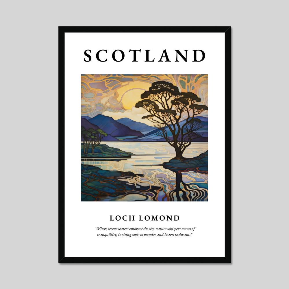 Poster of Loch Lomond, Scotland.