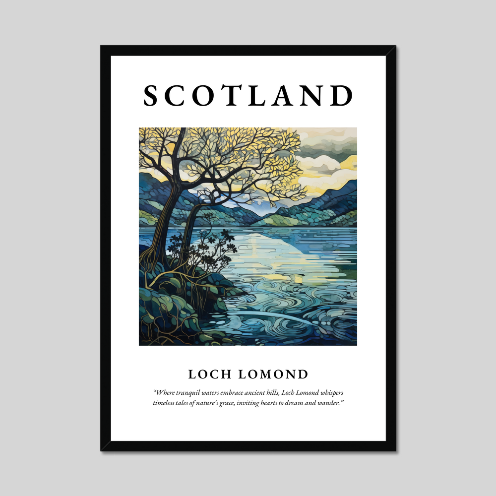 Poster of Loch Lomond, Scotland.