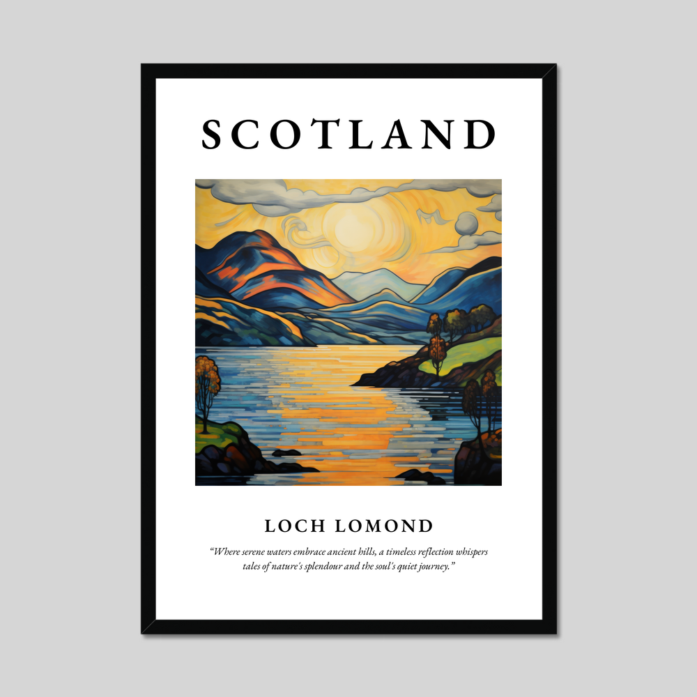 Poster of Loch Lomond, Scotland.