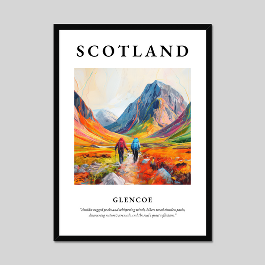 Poster of Glencoe, Scotland.