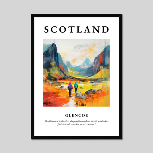 Poster of Glencoe, Scotland.