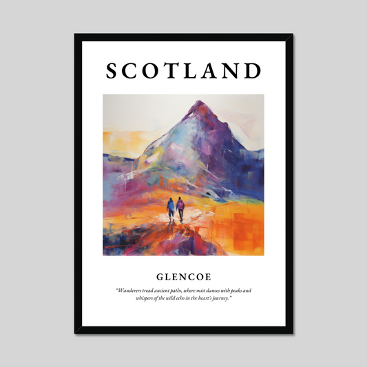 Poster of Glencoe, Scotland.