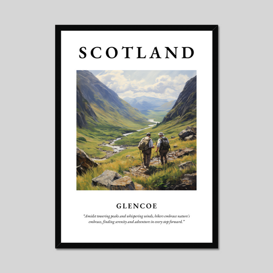 Poster of Glencoe, Scotland.