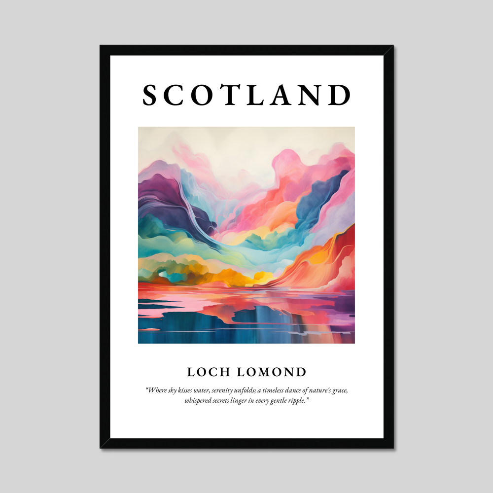 Poster of Loch Lomond, Scotland.