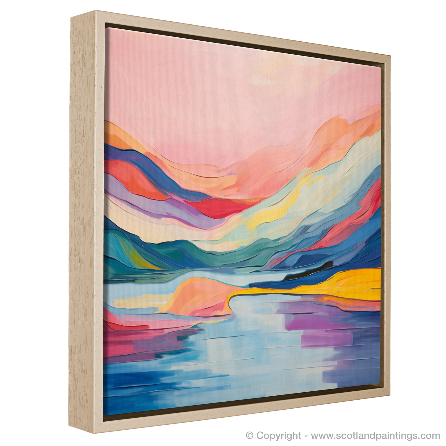 Painting and Art Print of Loch Lomond entitled "Loch Lomond Colour Symphony".