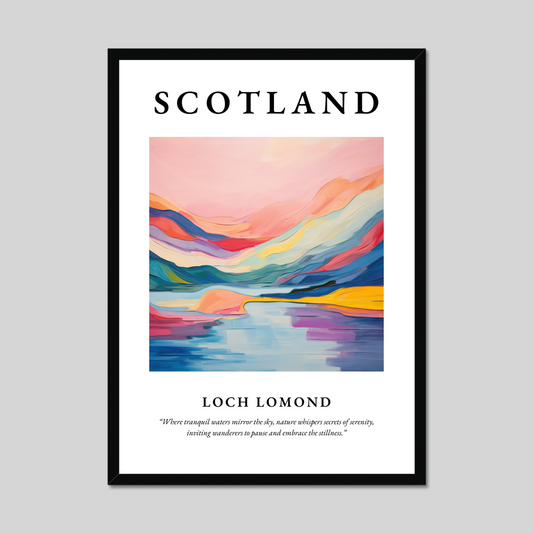 Poster of Loch Lomond, Scotland.