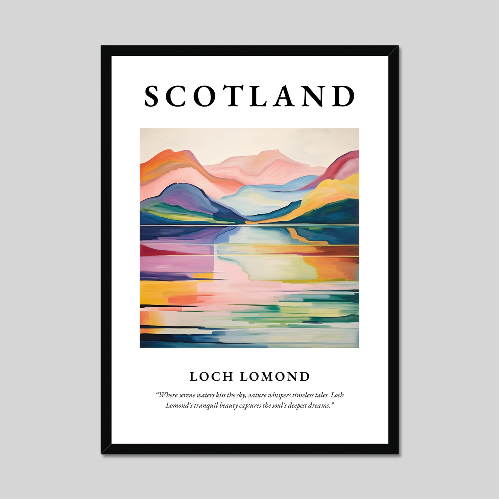 Poster of Loch Lomond, Scotland.