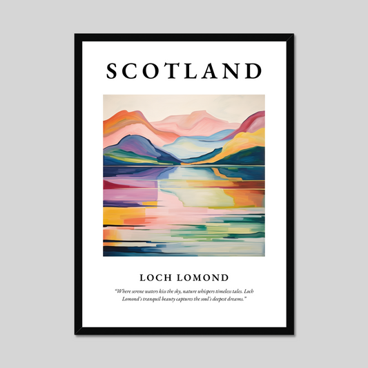 Poster of Loch Lomond, Scotland.