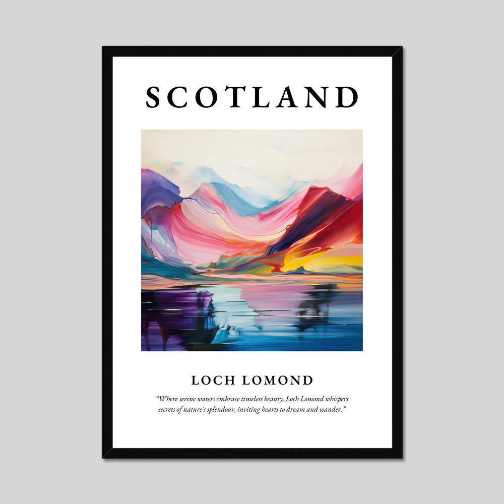 Poster of Loch Lomond, Scotland.