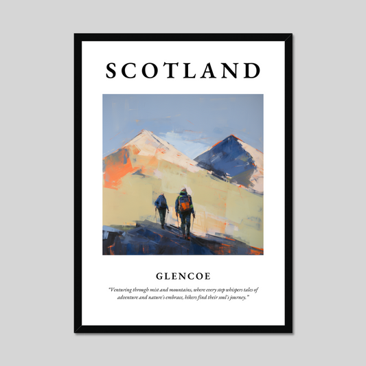 Poster of Glencoe, Scotland.