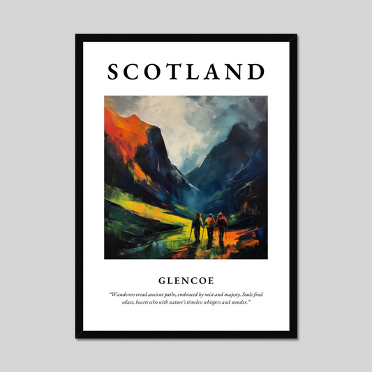 Poster of Glencoe, Scotland.