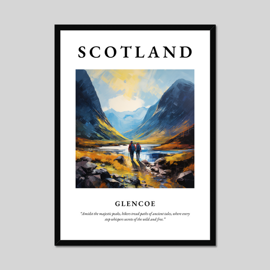 Poster of Glencoe, Scotland.