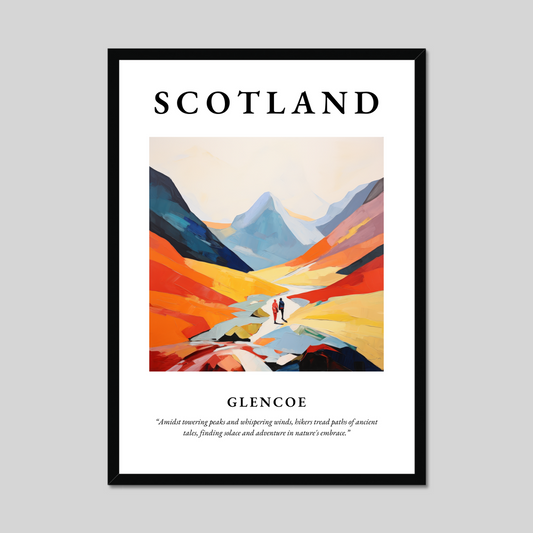 Poster of Glencoe, Scotland.