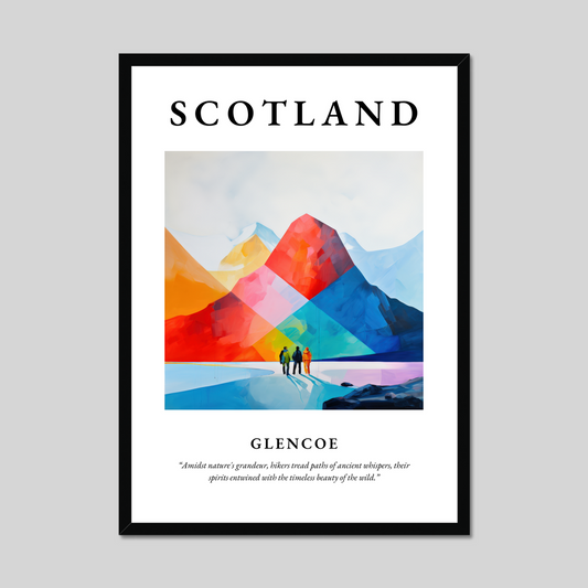 Poster of Glencoe, Scotland.