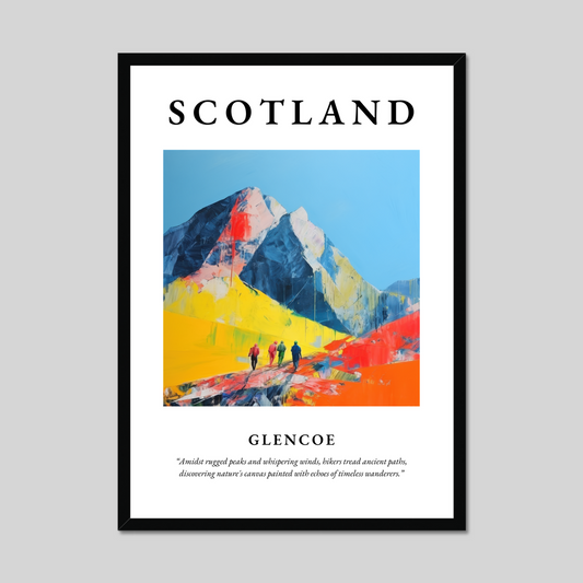 Poster of Glencoe, Scotland.