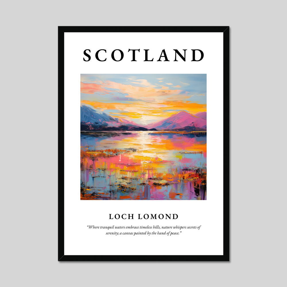 Poster of Loch Lomond, Scotland.