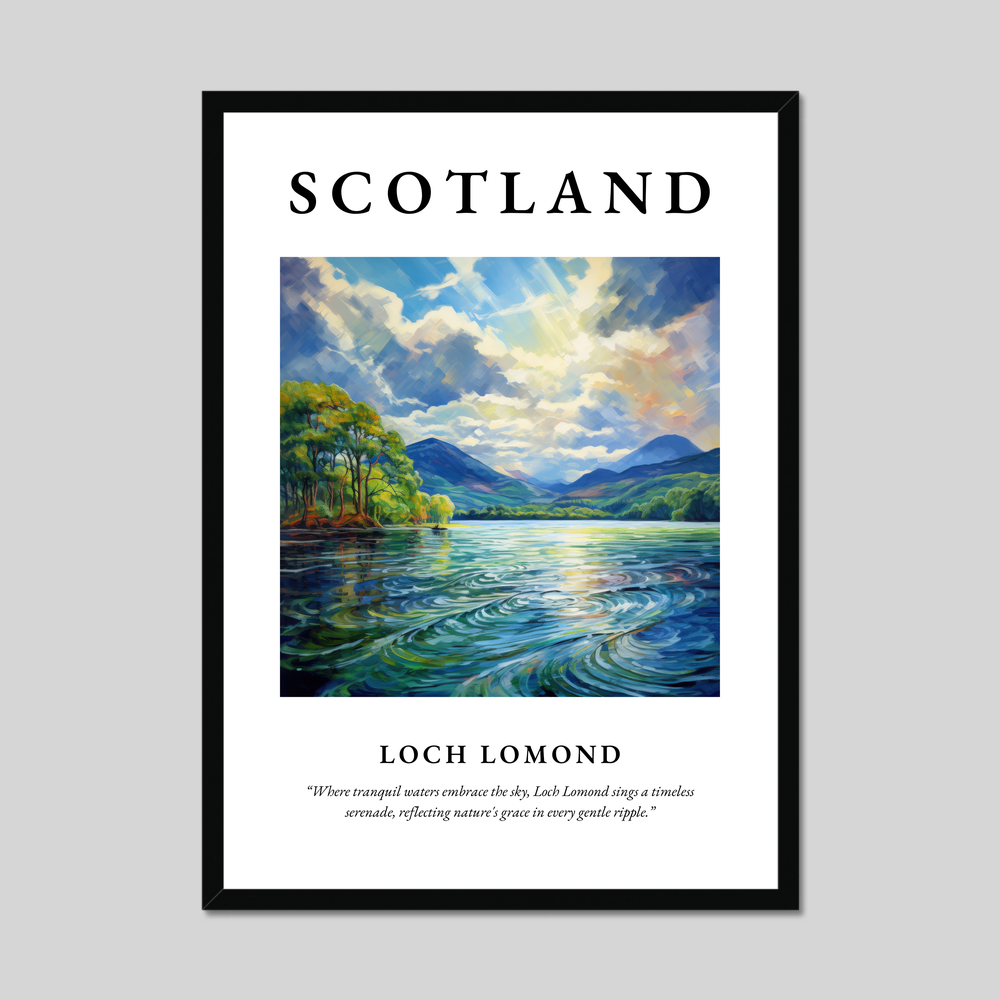 Poster of Loch Lomond, Scotland.