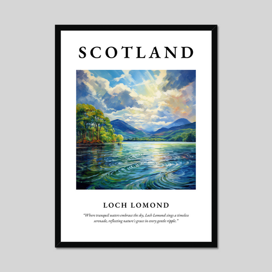 Poster of Loch Lomond, Scotland.