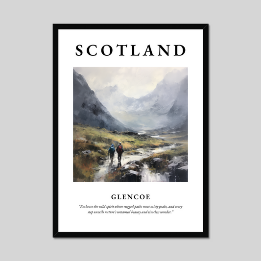 Poster of Glencoe, Scotland.