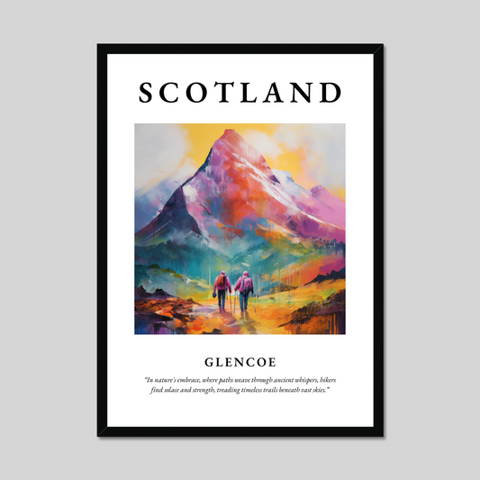 Poster of Glencoe, Scotland.