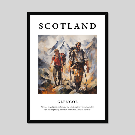 Poster of Glencoe, Scotland.