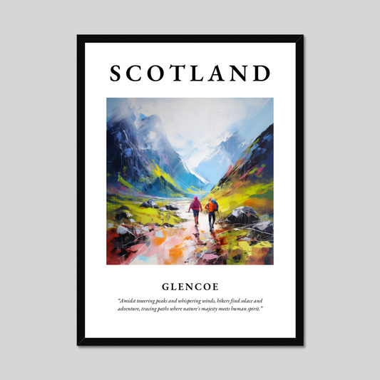 Poster of Glencoe, Scotland.