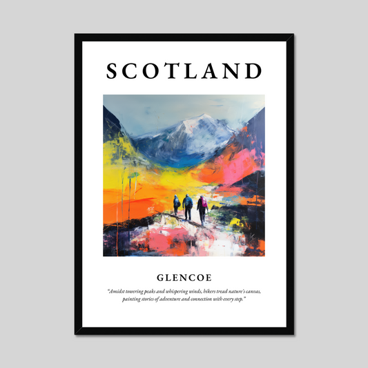 Poster of Glencoe, Scotland.