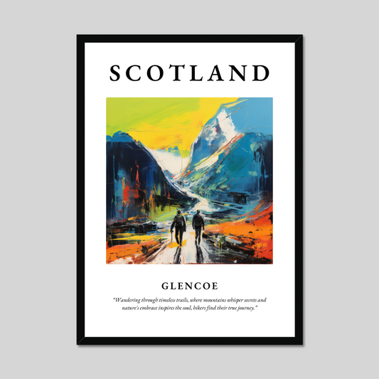 Poster of Glencoe, Scotland.