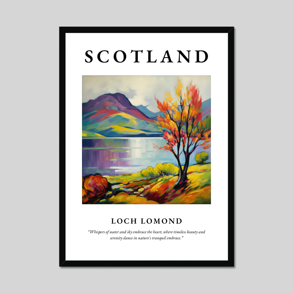 Poster of Loch Lomond, Scotland.