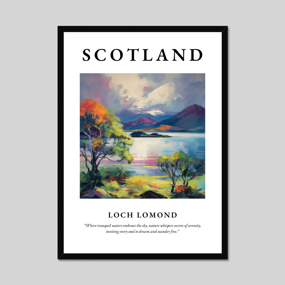 Poster of Loch Lomond, Scotland.