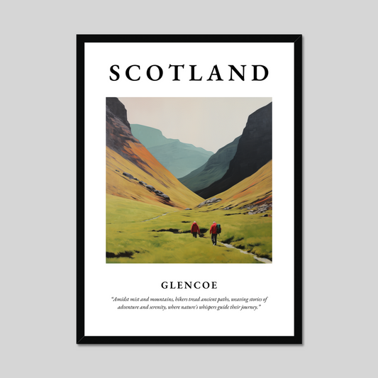 Poster of Glencoe, Scotland.