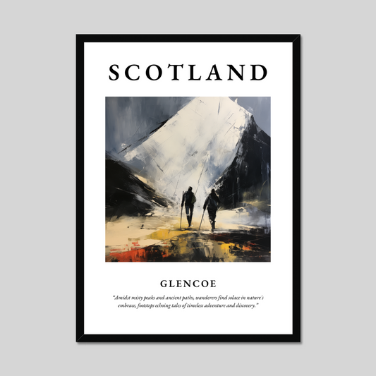 Poster of Glencoe, Scotland.