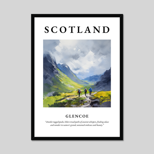 Poster of Glencoe, Scotland.