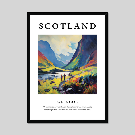 Poster of Glencoe, Scotland.