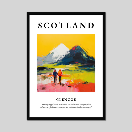 Poster of Glencoe, Scotland.