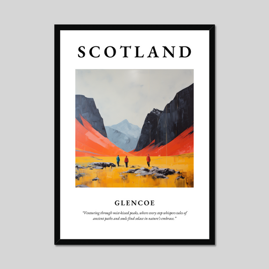 Poster of Glencoe, Scotland.