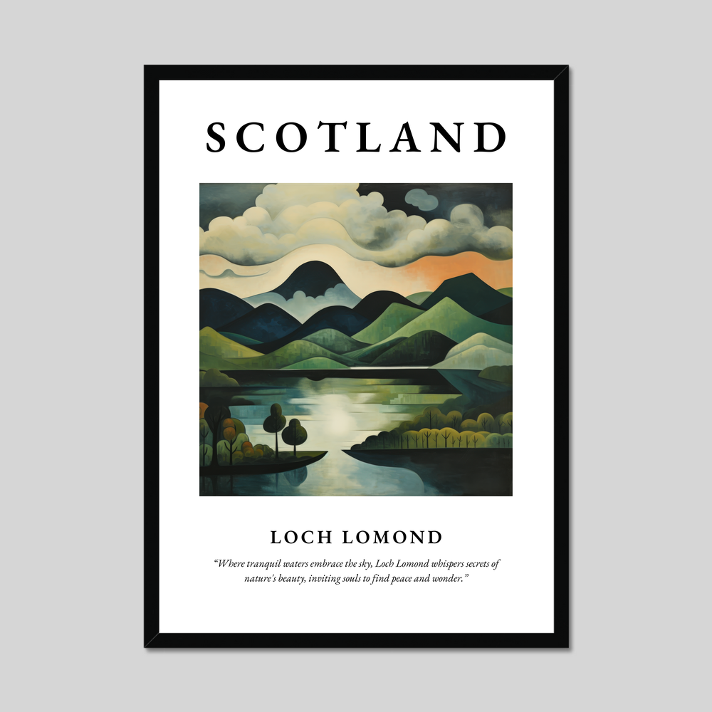 Poster of Loch Lomond, Scotland.